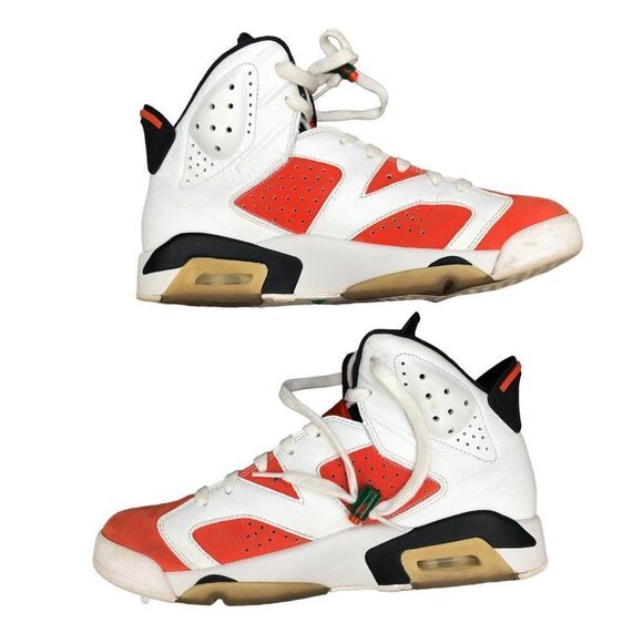 RARE 2017 Air Jordan 6 Retro Gatorade Like Mike White Size 10 - Picture 7 of 16